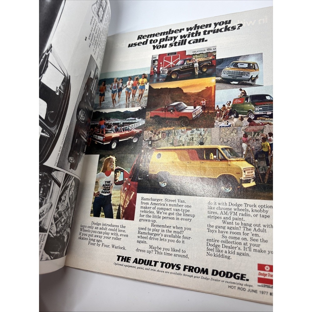 JUNE 1977 HOT ROD MAGAZINE, FABULOUS FORDS, MUSTANG II, HISTORY OF SHELBY COBRA - Picture 5 of 6